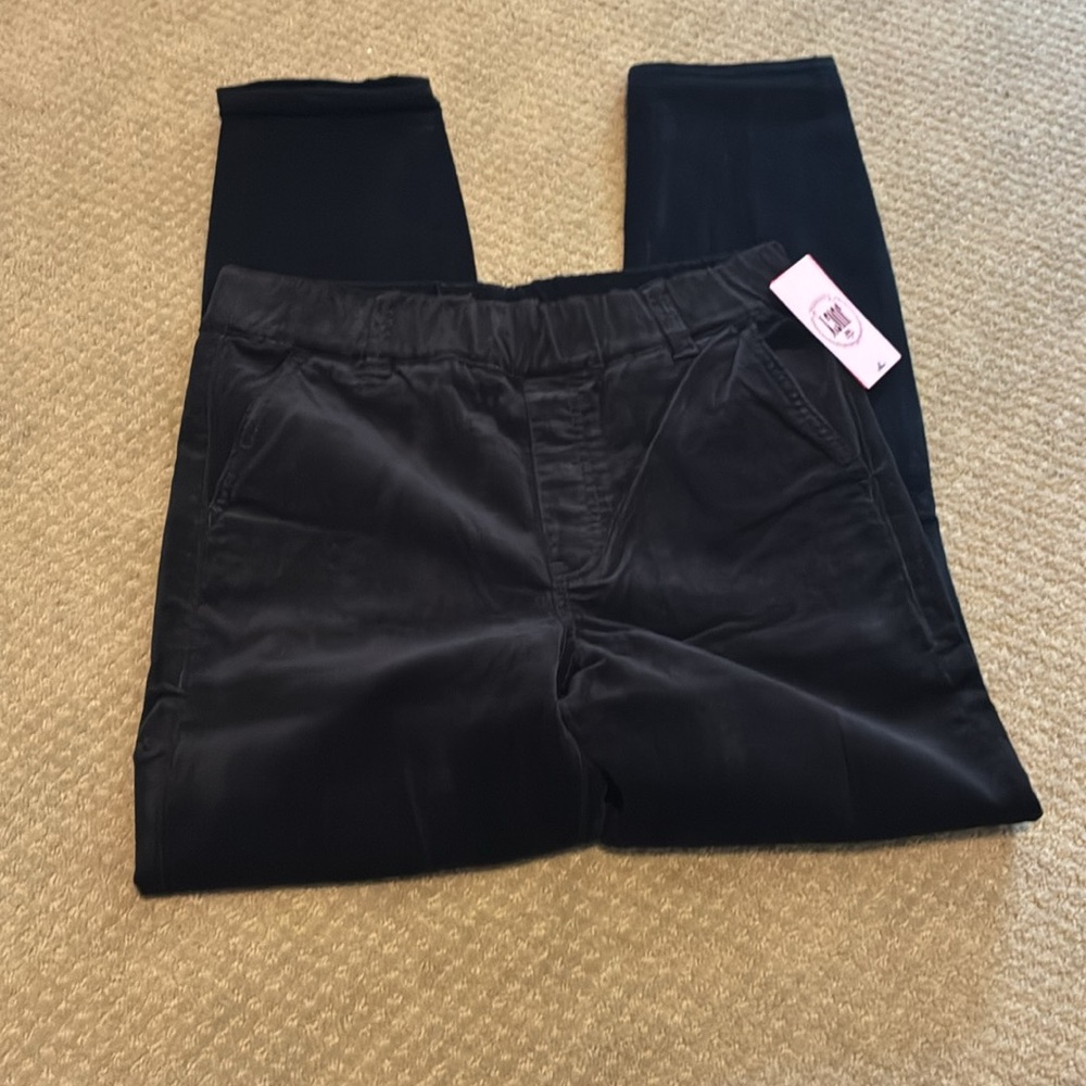 NWT juicy couture corduroy Black Stretch Pants